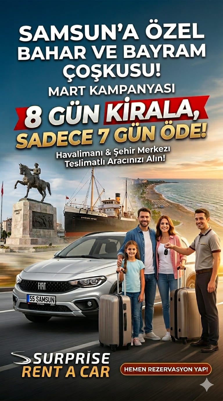 7 GÜN KİRALA 8 GÜN KULLAN